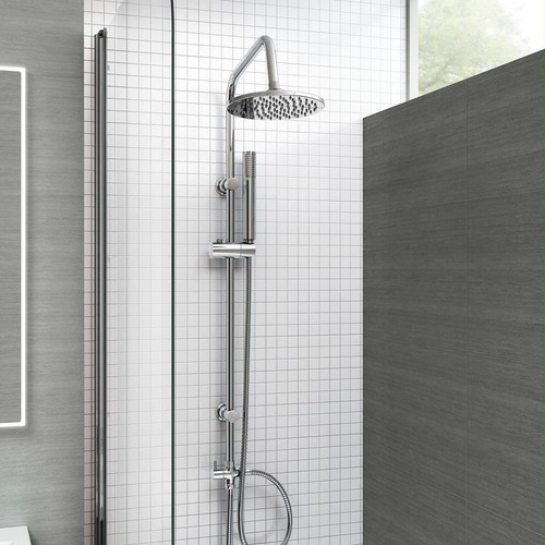 Round shower diverter - round,