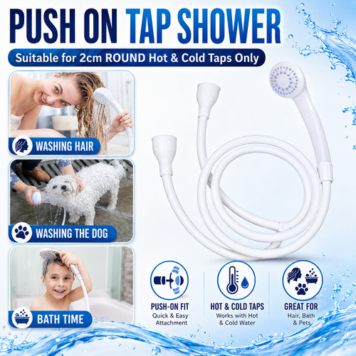 Push shower head - shower, &