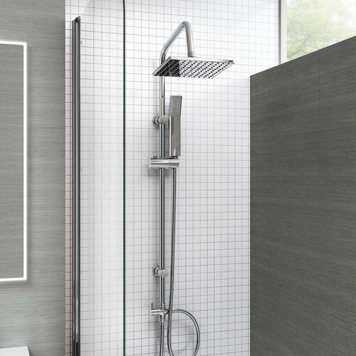 Square shower diverter kit - square,